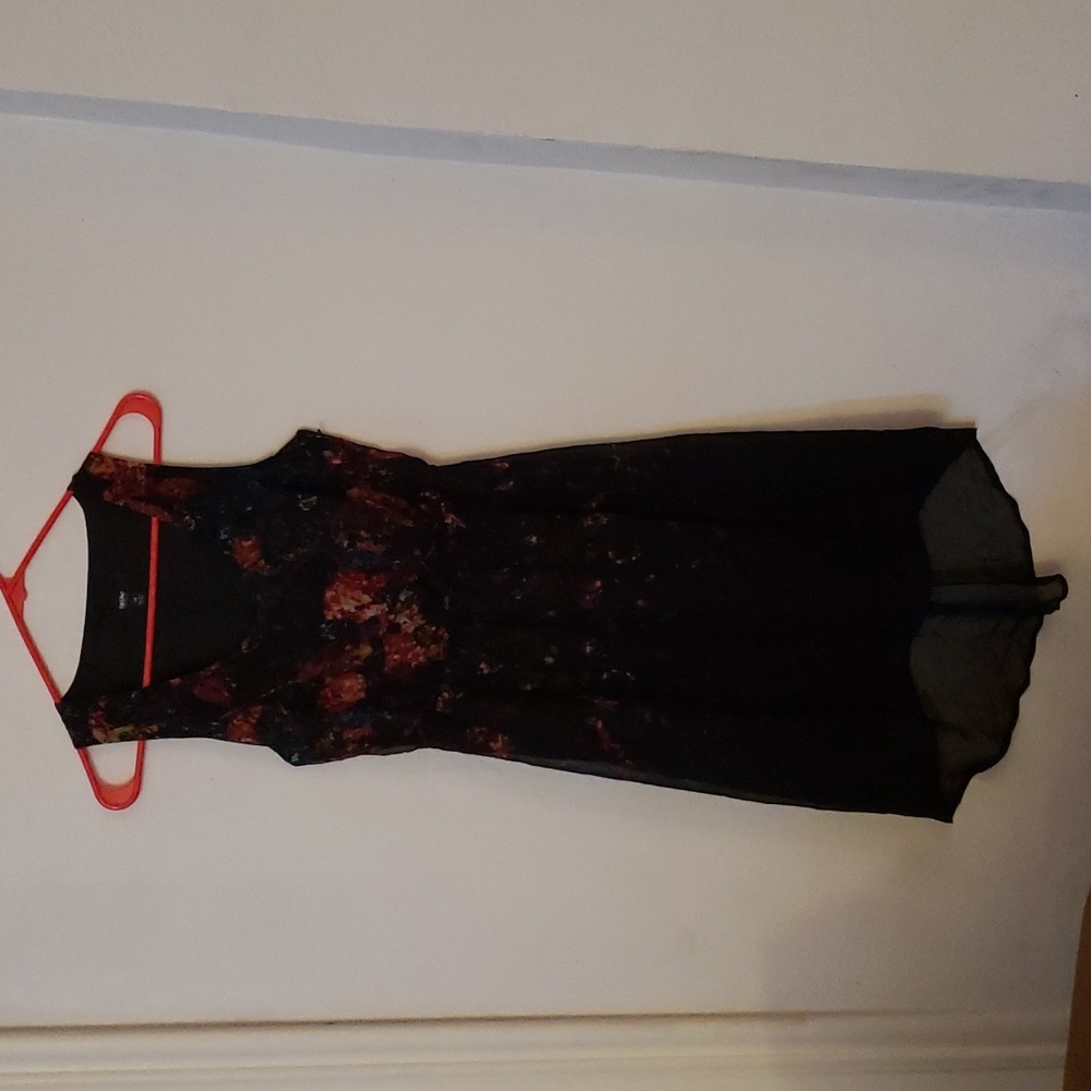 Mossimo | Sleeveless Assymetrical Vintage-Inspired Abstract Dress NWOT | XS